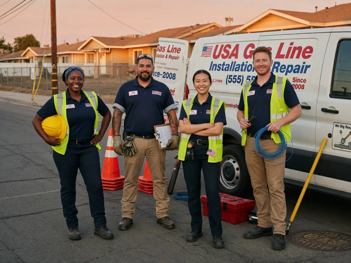 Gas Line Installation company in Orosi, CA